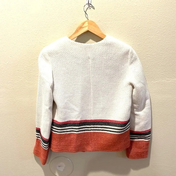 SANDRO Tweed Pattern Evening Jacket  EU 38 (US Women's Size 4-6) Medium - Picture 2 of 10